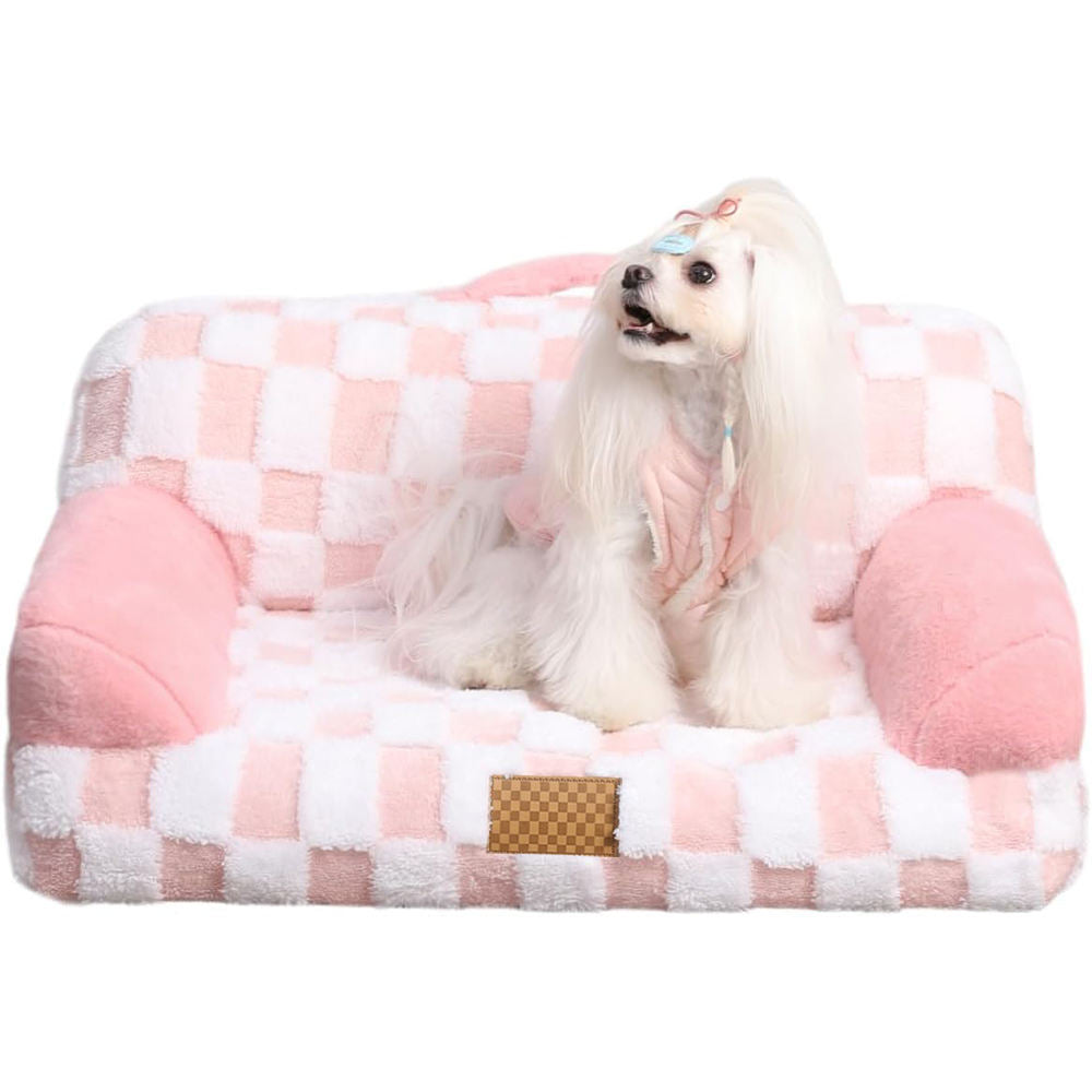 Luxury Sofa Pet Bed-Plush, Washable & Cozy