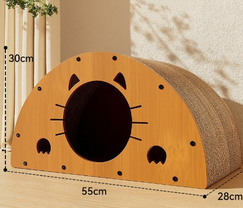 Creative Sisal Cat Scratch Board - Stylish Arch for Play & Rest