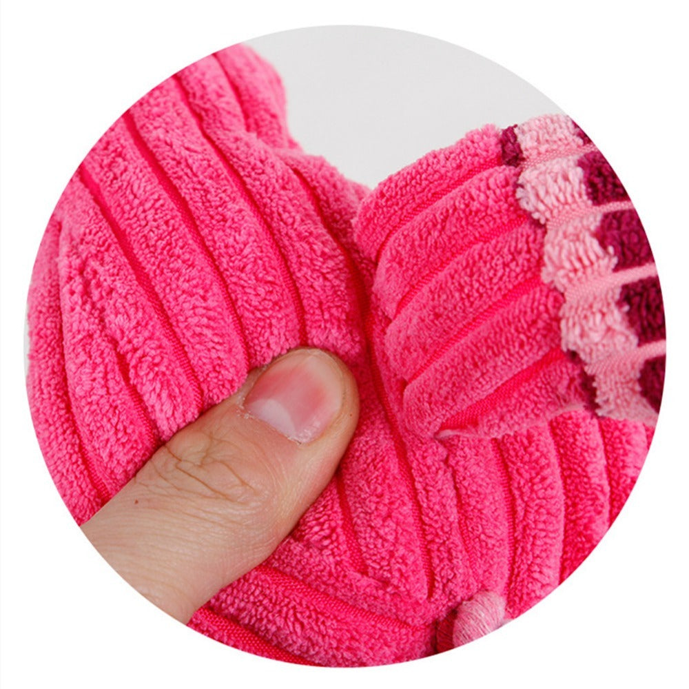 Vocal Animal Plush for Pet Dog - Molar Teeth Cleaning Toy