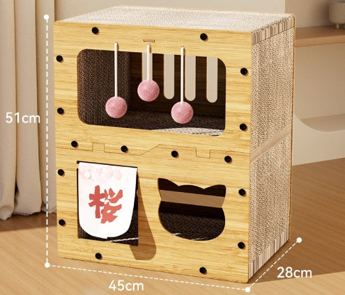 Creative Sisal Cat Scratch Board - Stylish Arch for Play & Rest