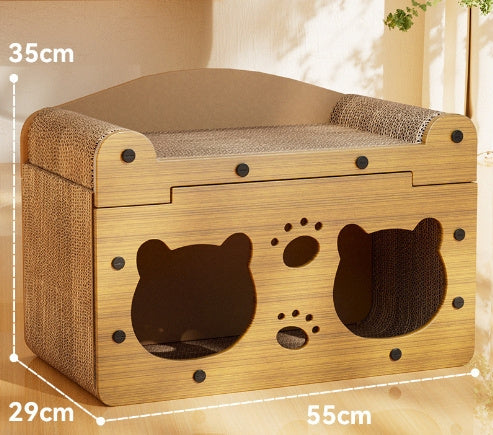 Creative Sisal Cat Scratch Board - Stylish Arch for Play & Rest