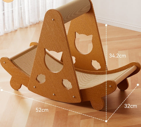 Creative Sisal Cat Scratch Board - Stylish Arch for Play & Rest