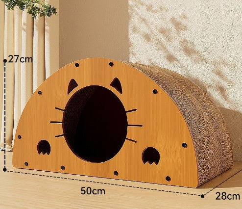 Creative Sisal Cat Scratch Board - Stylish Arch for Play & Rest