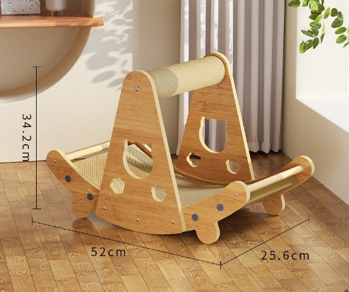 Creative Sisal Cat Scratch Board - Stylish Arch for Play & Rest