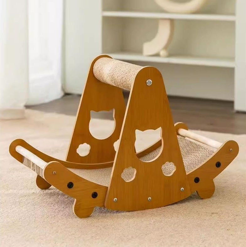 Creative Sisal Cat Scratch Board - Stylish Arch for Play & Rest