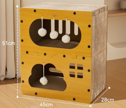 Creative Sisal Cat Scratch Board - Stylish Arch for Play & Rest